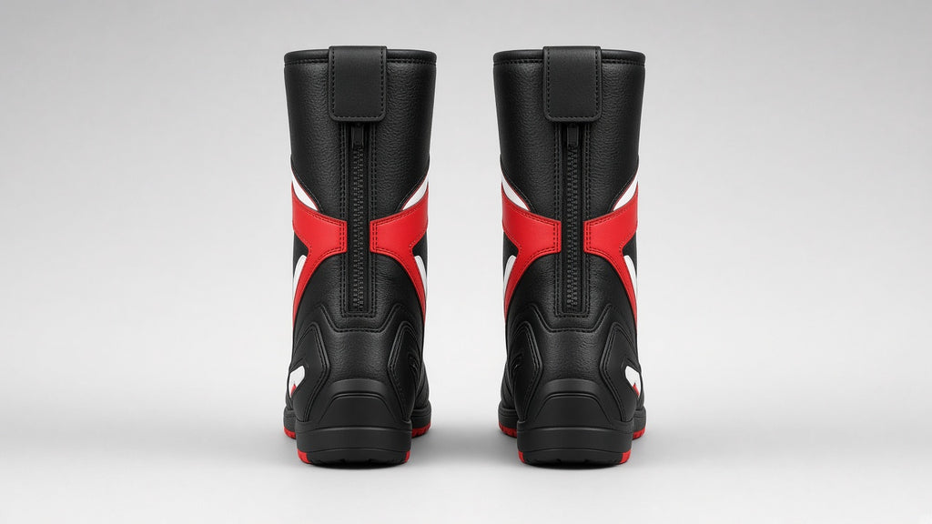 Design render – Racevoro boots, back