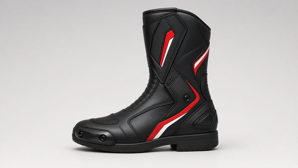 Design render – Racevoro boots, side
