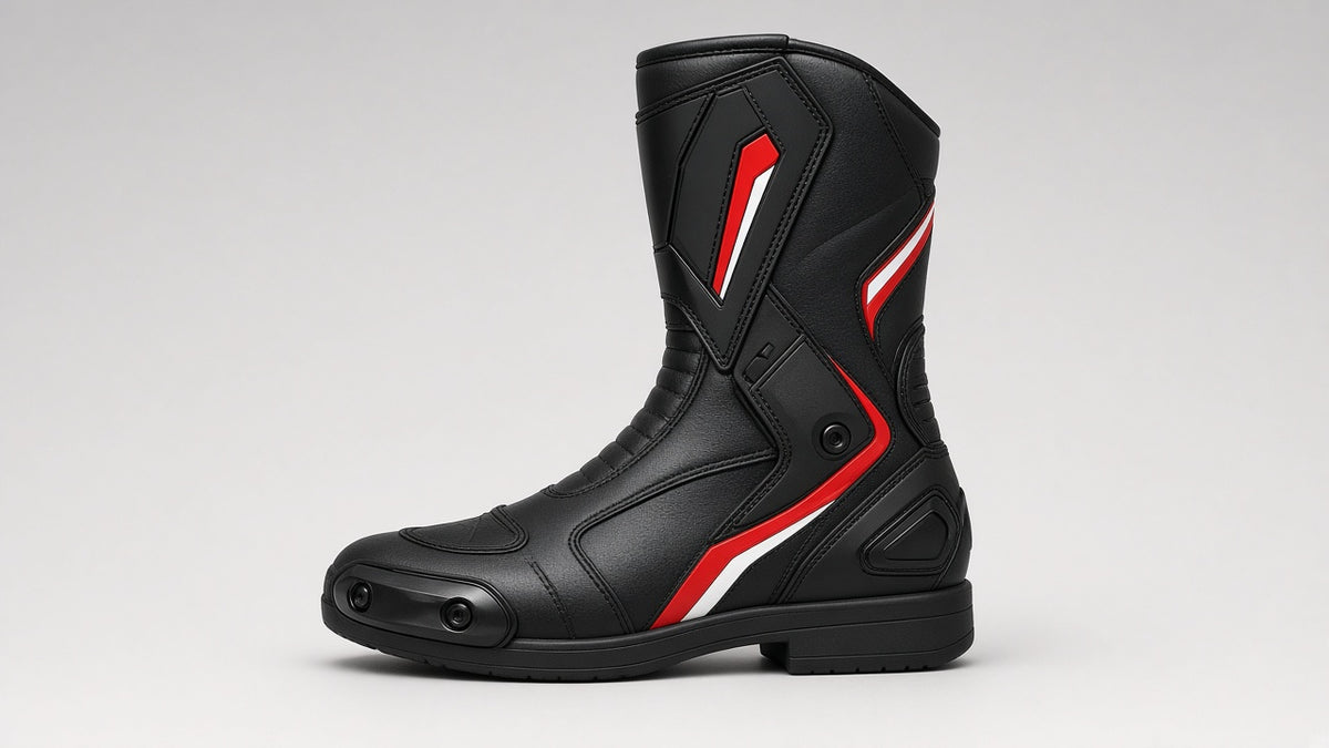 Design render – Racevoro boots, side