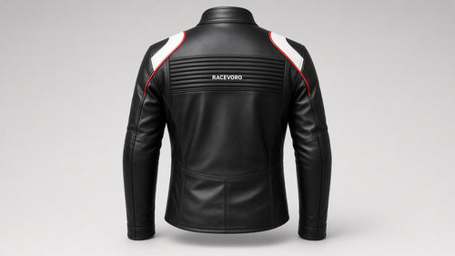 Design render – Racevoro Corsa jacket, back