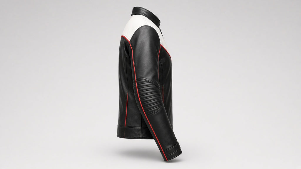 Design render – Racevoro Corsa jacket, side