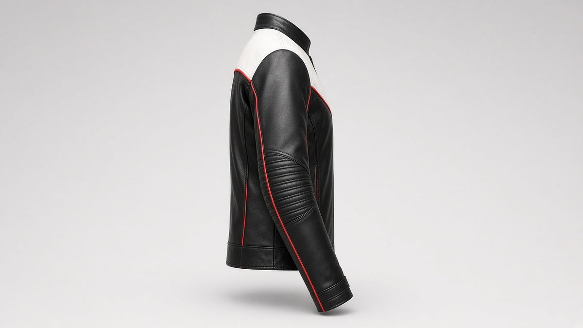Design render – Racevoro Corsa jacket, side