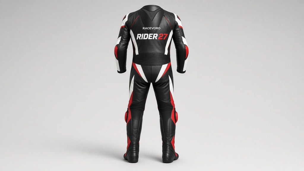 Design render – Racevoro Apex suit, back