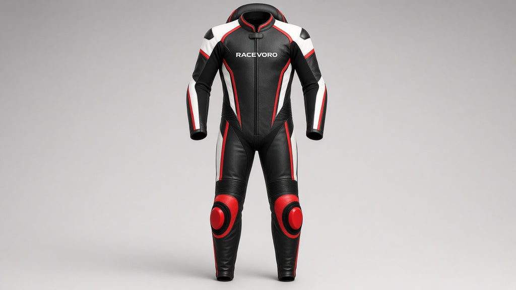 Design render – Racevoro Apex suit, front